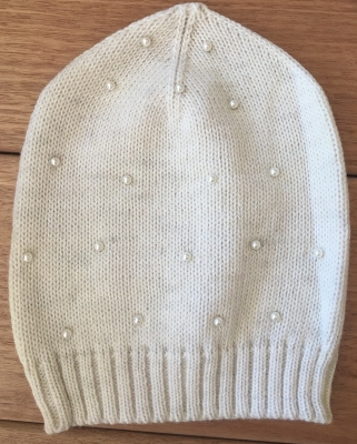 Beanie With Pearls
