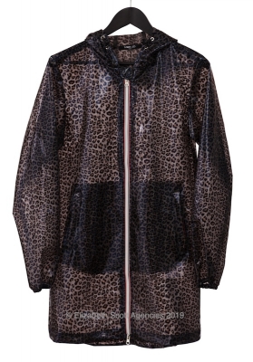 Panther Print Rain Jacket