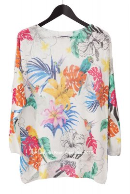 Birds Print Knit