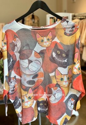 Cartoon Cats Knit