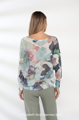 Camouflage Flowers Knit
