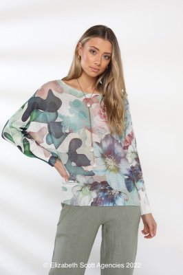 Camouflage Flowers Knit