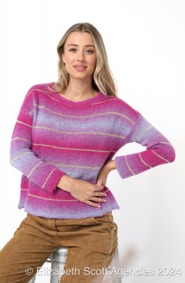 Ombre Knit With Gold lurex
