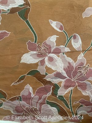 Oriental Print Scarf