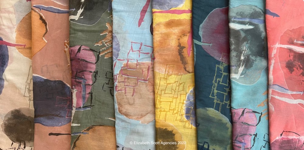 Abstract Shapes Scarf - Click Image to Close