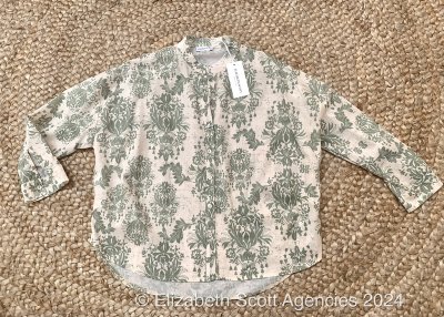 Garden Print Cotton Shirt