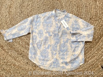 Garden Print Cotton Shirt