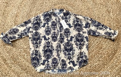 Garden Print Cotton Shirt