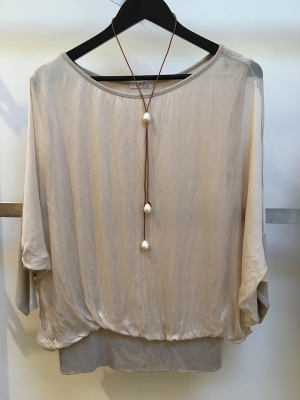 silk batwing top