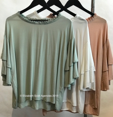 Layered Bell Sleeve Top