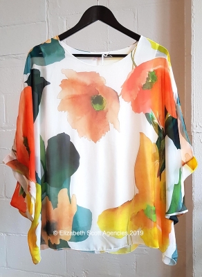 Silk/Viscose Digital Print Top Silk/Viscose Digital Print Top