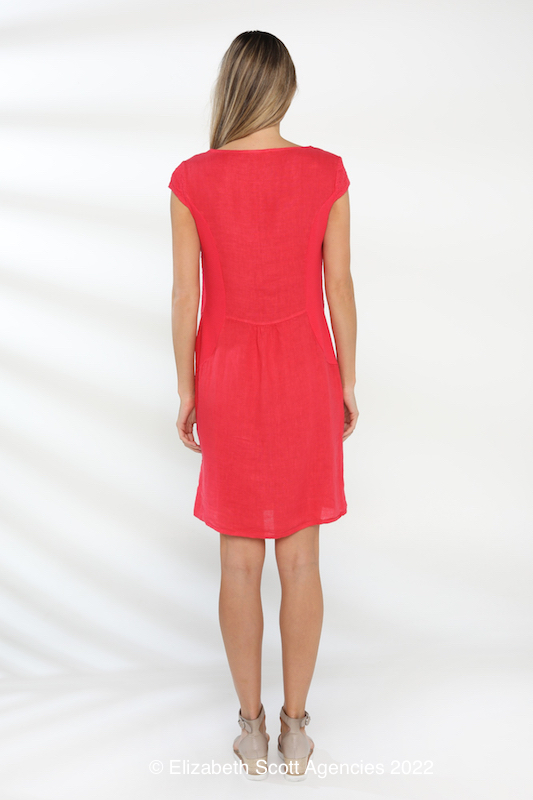 Broderie Anglais Dress With Lining - Click Image to Close