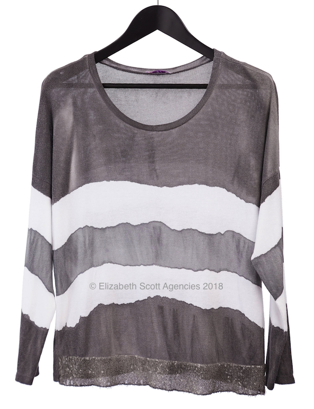 Special Tie Dye Knit With Sequin Detail - Click Image to Close