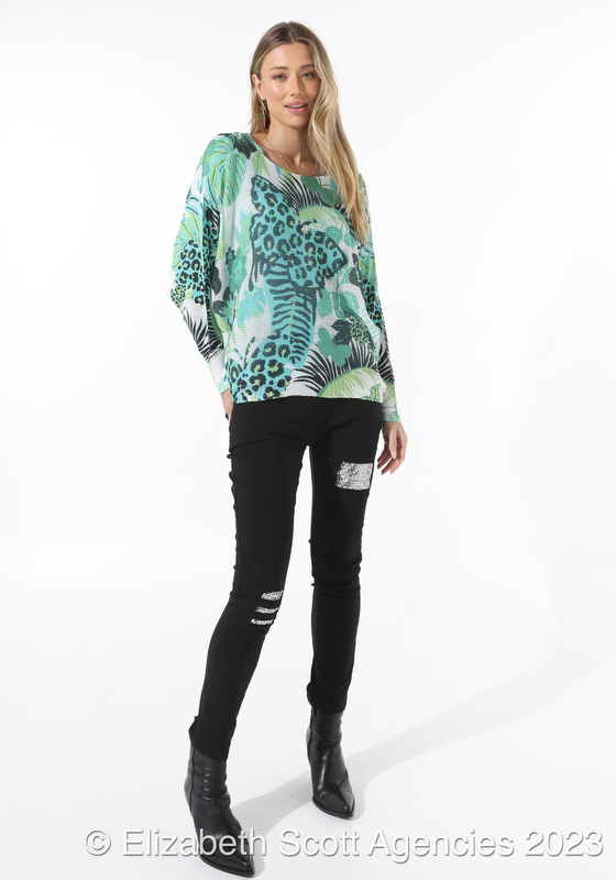 Jungle Butterfly Knit - Click Image to Close