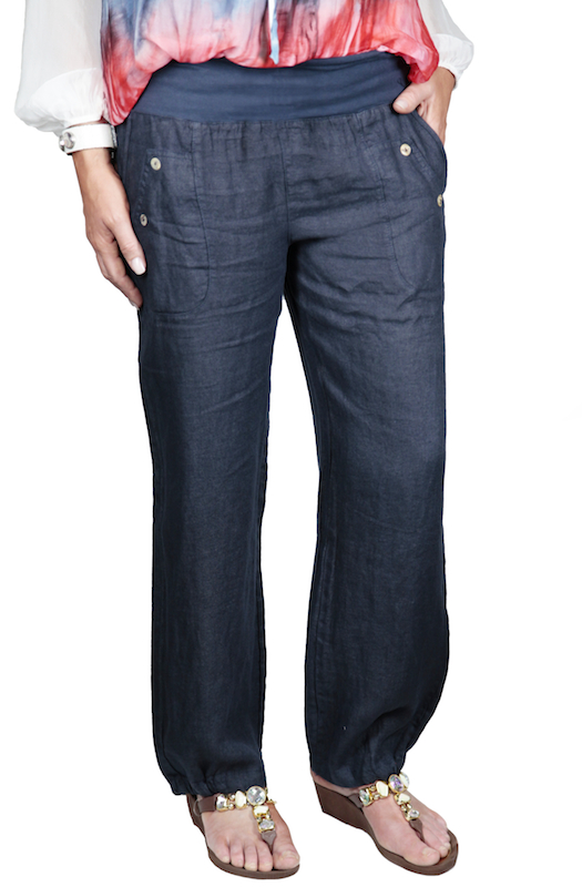 New Button Detail Pant - Click Image to Close