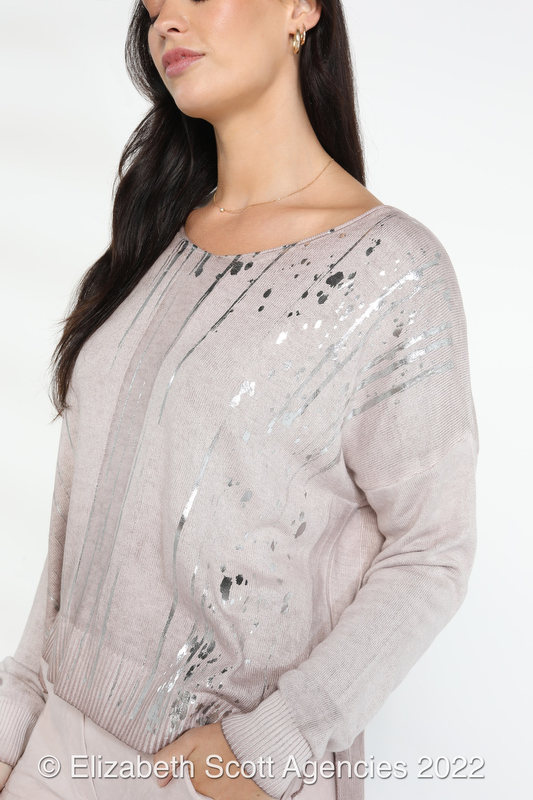 Jumper With Metallic Detail - Click Image to Close