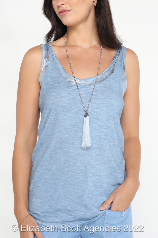 100% Linen Singlet - Click Image to Close