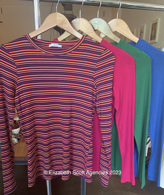 Long Sleeve Stripe T - Click Image to Close