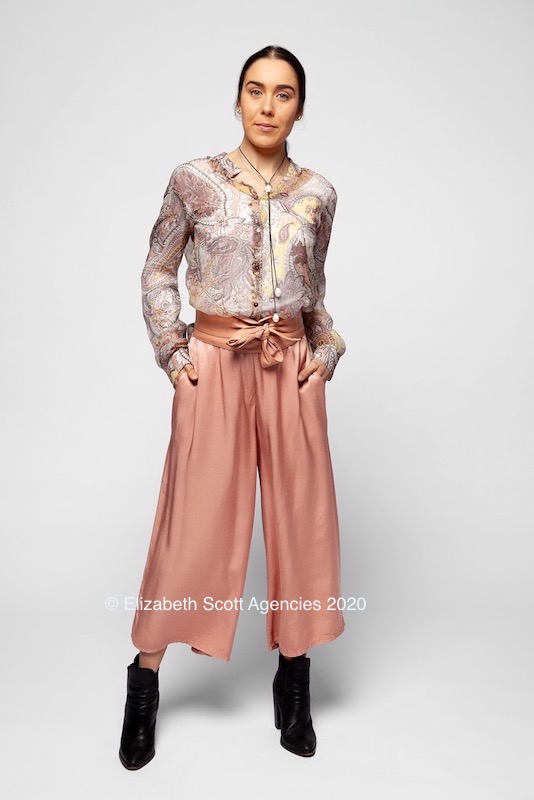 Luxe Silk Shirt With Button Detail - Click Image to Close