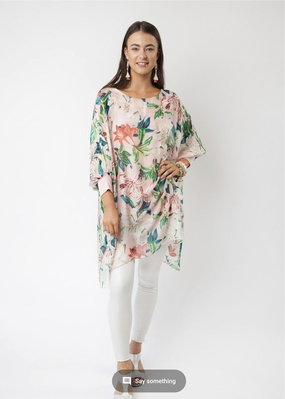 Paradise Lily Tunic - Click Image to Close