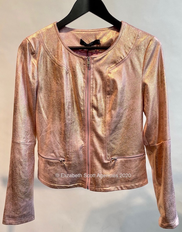 Metallic Effect Suedette Jacket - Click Image to Close