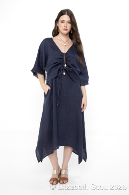 Tethys Dress With Drawstring Top
