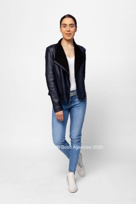 Mod Jacket with Contrast Lapels