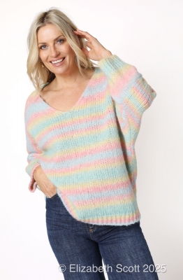 Lisa Knit Vintage Stripe Pullover
