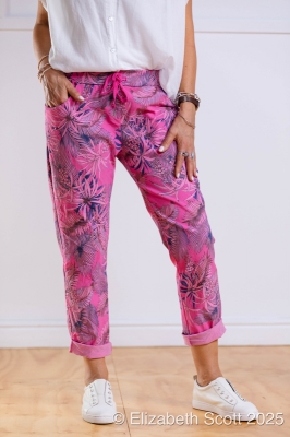 Exotic Print Pants