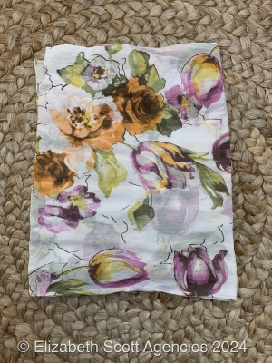 Poppy Print Scarf