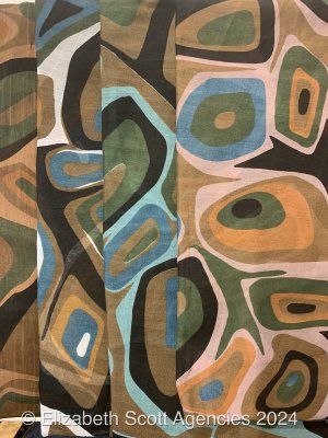 Retro Shapes Scarf