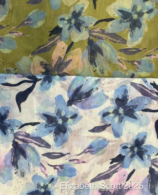 Ink Flowers Scarf