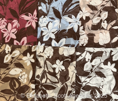 Flower and Leaves Scarf