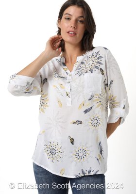 Autumn Print Shirt