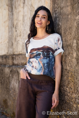 Rapallo Print Top